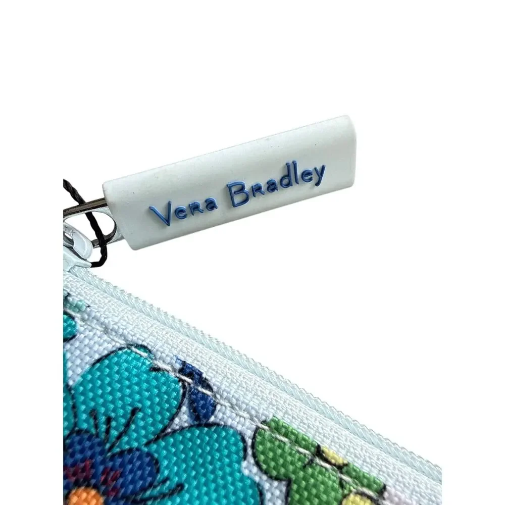 Vera Bradley Lighten Up Zip ID Case in Far Out Floral New with tags